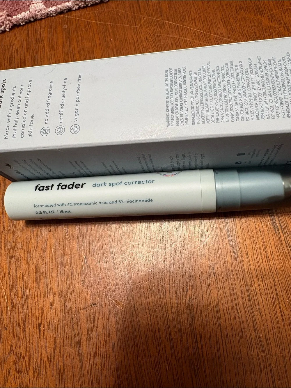 hers Fast Fader Dark Spot Corrector Moisturizer — Light Blue